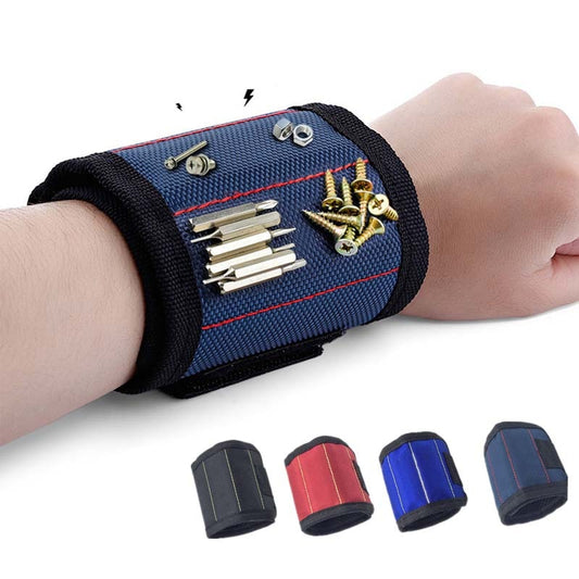 Magnetic Wristband Portable Tool Bag with 3 Magnet Electrician Wrist Tool